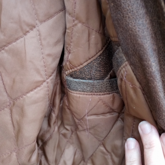 VTG bomber pilot/aviator style 100% genuine leather - Picture 9 of 11